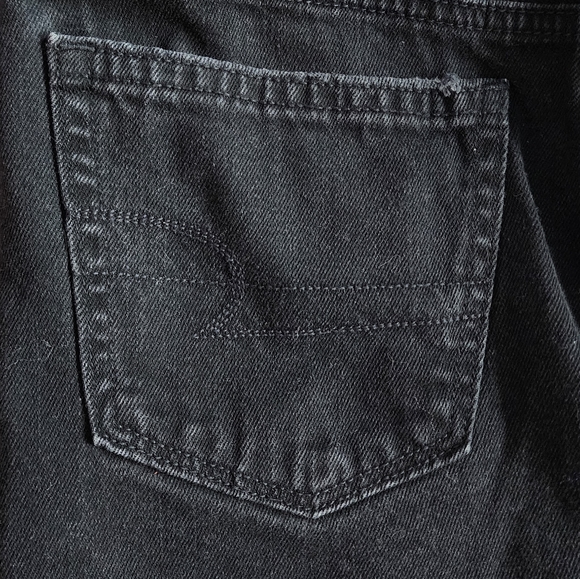 American Eagle Black Jean Skirt - Picture 4 of 6
